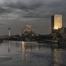 06 FZ MA Diether Giersch Mannheim Abendstimmung am Neckar
